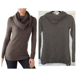 Smartwool Women's Cowl Neck Sweater - Brown